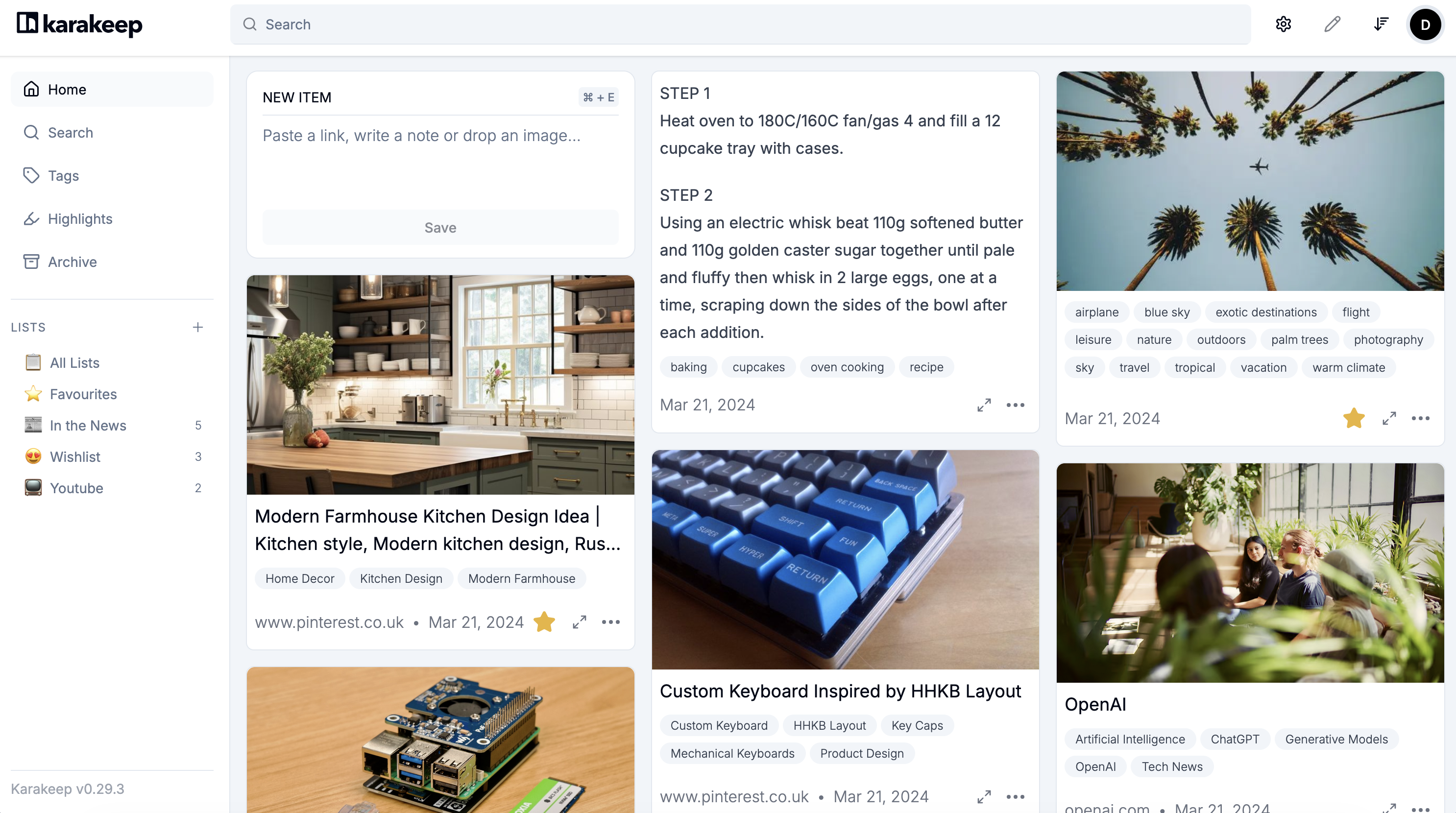 Homepage