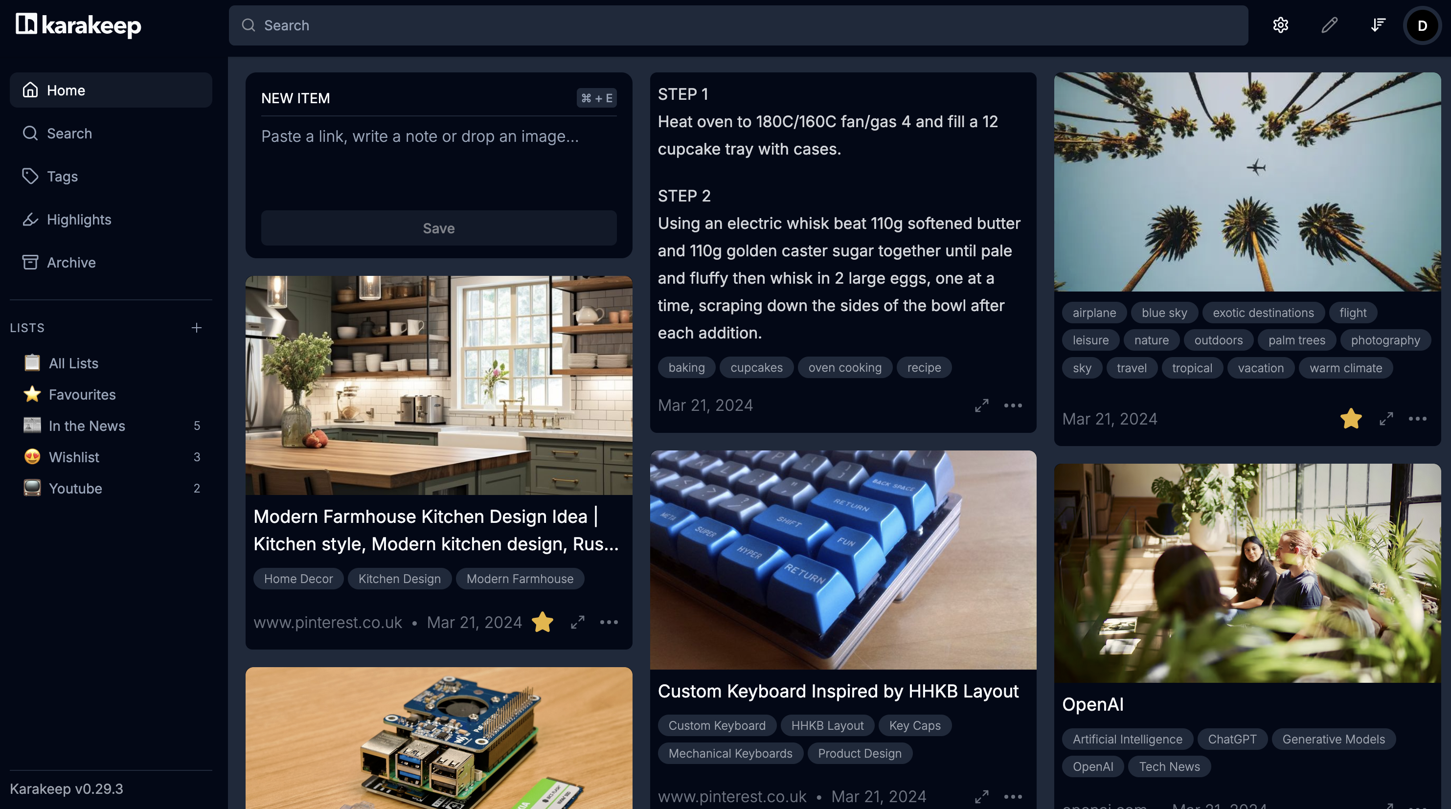 Homepage